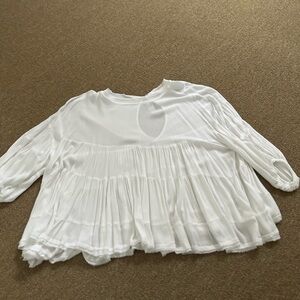 Chic White Women's Blouse